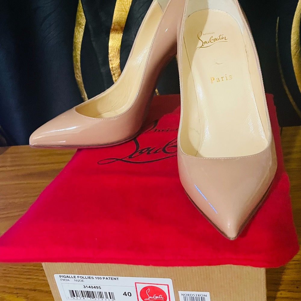 Tan Christian Louboutin Heels